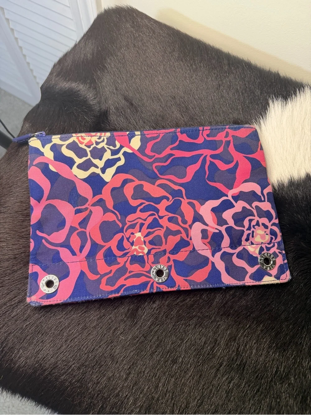 Vera Bradley Floral Phone Case in Blue, Pink & Cream